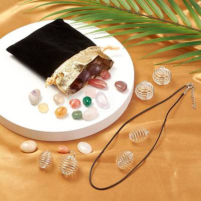 DIY Pendant Necklace Making Kits DIY-FS0001-89-1