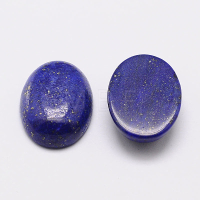 Dyed Oval Natural Lapis Lazuli Cabochons X-G-K020-18x13mm-02-1