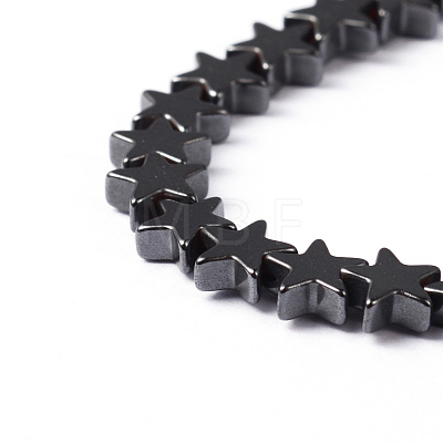 Non-Magnetic Synthetic Hematite Beads Strands G-D015-21-1