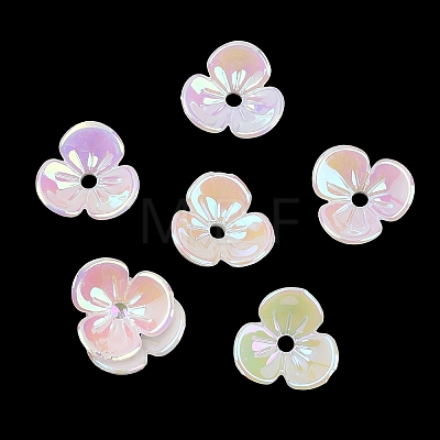 UV Plating Opaque Acrylic Bead Cap OACR-K001-44-1