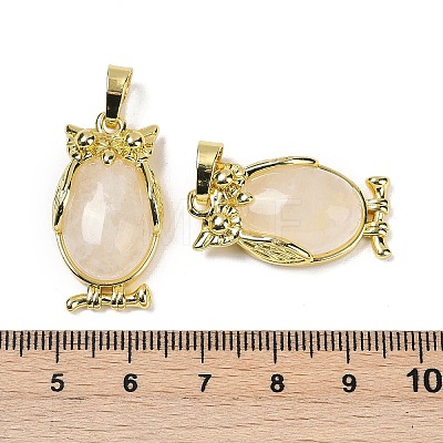 Natural Quartz Crystal Pendant KK-F887-02G-18-1