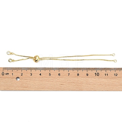 Rack Plating Brass Chain Bracelet Making X-KK-A142-017G-1