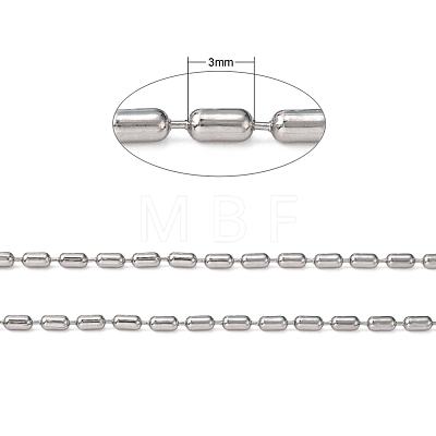 304 Stainless Steel Ball Chains CHS-K001-71-1