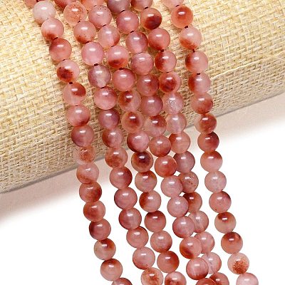 Natural Malaysia Jade Beads Strands G-B165-C01-6mm-1