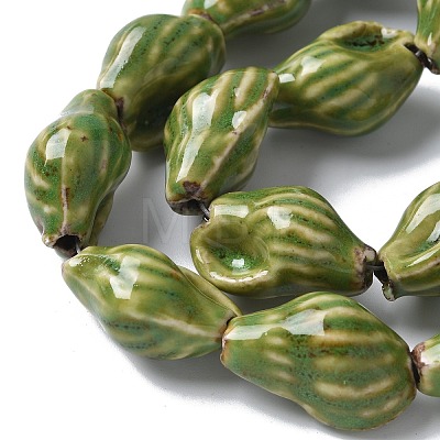 Ocean Series Handmade Porcelain Beads PORC-R002-04E-1