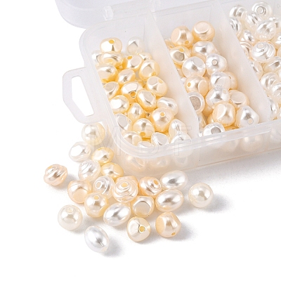 5 Styles Imitation Pearl Acrylic Beads OACR-YW0001-27-1