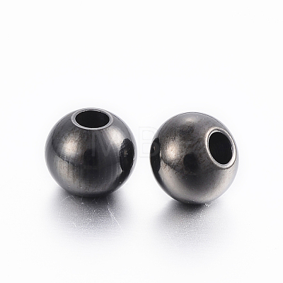 304 Stainless Steel Beads STAS-H394-04B-1