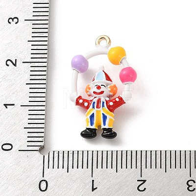 Alloy Enamel Pendants AL-CBA02ED-01G-B-1