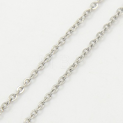 Stainless Steel Necklaces STAS-D022-01-1
