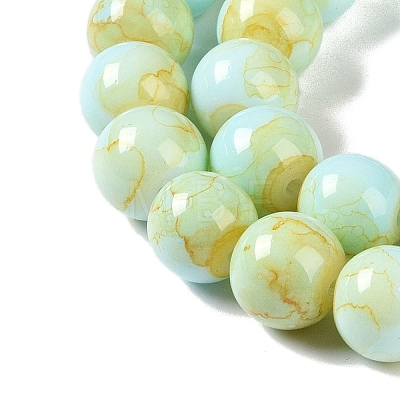 Baking Paint Glass Bead Strands GLAA-H031-01C-08-1