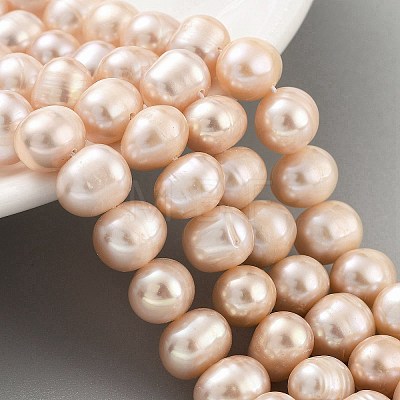 Natural Cultured Freshwater Pearl Beads Strands PEAR-C003-19B-1