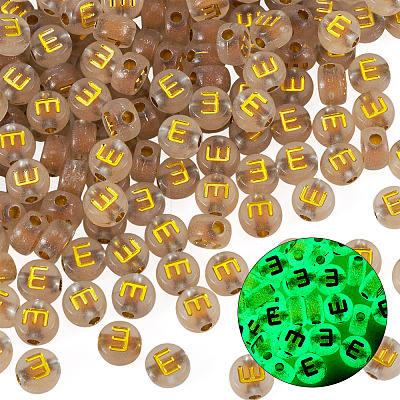 50G Luminous Transparent Acrylic Beads OACR-TAD0001-01E-1