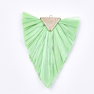 Raffia Tassel Big Pendants FIND-T024-07-1