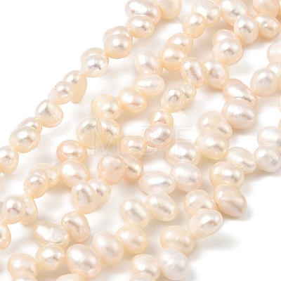 Natural Cultured Freshwater Pearl Beads Strands PEAR-I007-04A-02C-1