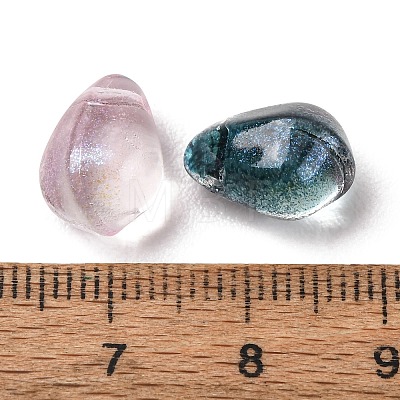 Baking Paint Transparent Glass Pendants GL-CBA5BF9-02-1