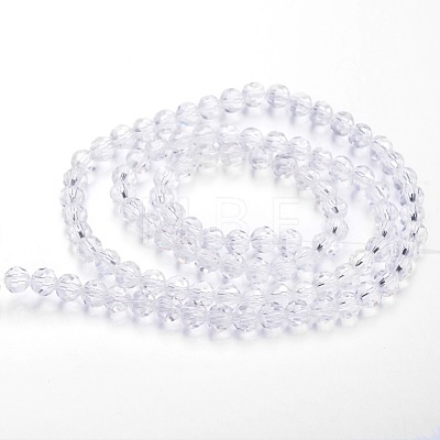 Transparent Glass Bead Strands X-GLAA-G013-10mm-72-1