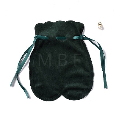 Velvet Jewelry Drawstring Gift Bags ABAG-CJC0003-02D-1