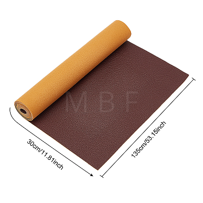 Imitation Leather Fabric DIY-WH0221-22B-1