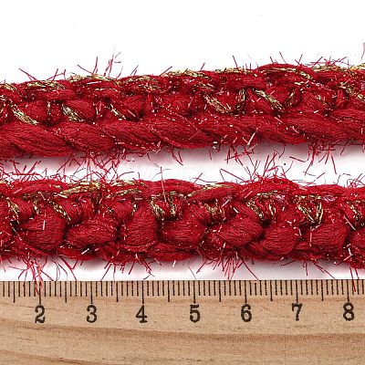 Polyester Crochet Lace Trim OCOR-Q058-12-1