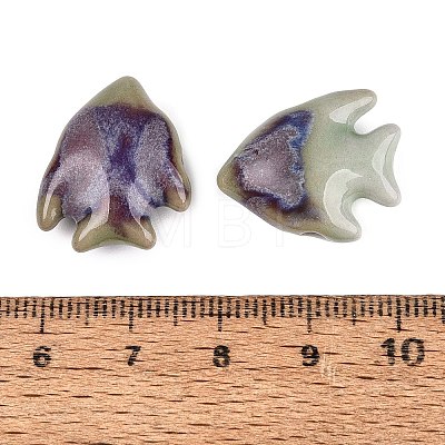Handmade Porcelain Beads PORC-Q008-14B-1