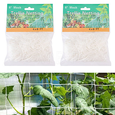 Polyester Plant Trellis Netting for Garden AJEW-WH0609-869-1