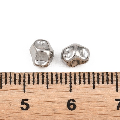 Irregular 304 Stainless Steel Beads STAS-D394-03F-P-1