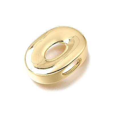 Brass Slide Charms KK-E802-33G-O-1