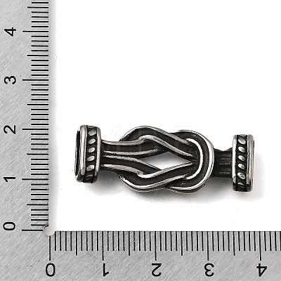 Viking Knot 304 Stainless Steel Connector Charms STAS-F356-12AS-03-1