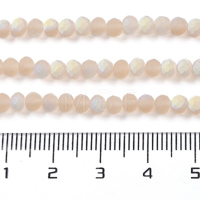 Transparent Glass Beads Strands EGLA-A044-T8mm-MB20-1