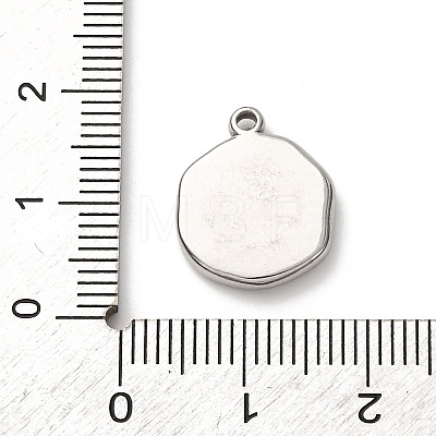304 Stainless Steel Pendants STAS-I348-02P-01-1