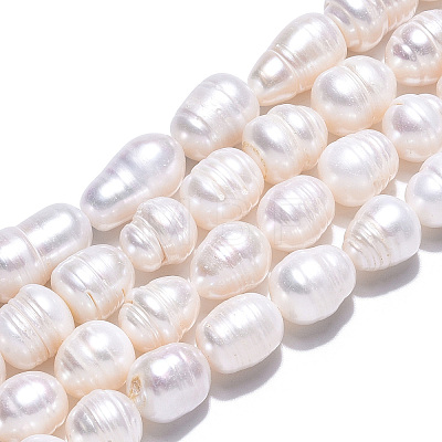 Natural Cultured Freshwater Pearl Beads Strands PEAR-N012-10C-1