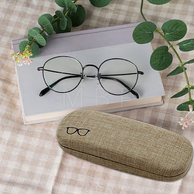 1Pc Oval Polyester Eyeglass Cases AJEW-CN0007-32C-1