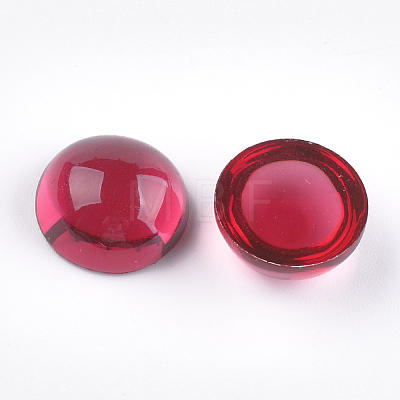 Translucent Resin Cabochons RESI-S361-10mm-M-1