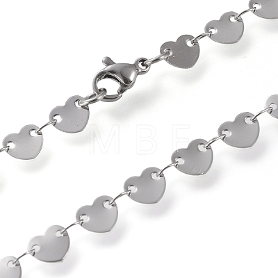 304 Stainless Steel Link Chain Necklaces STAS-I156-29P-1