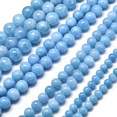 Natural Malaysia Jade Beads Strands G-L645-A01-6mm-15-1