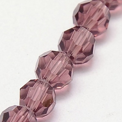 Glass Beads Strands EGLA-J042-6mm-06-1