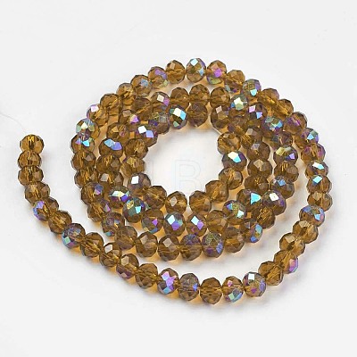 Electroplate Glass Beads Strands EGLA-A044-T2mm-L02-1