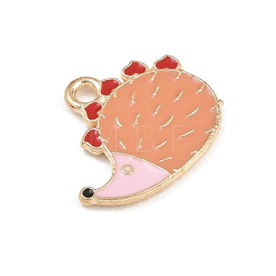 Valentine's Day Alloy Enamel Pendants ENAM-I084-01KCG-08-1
