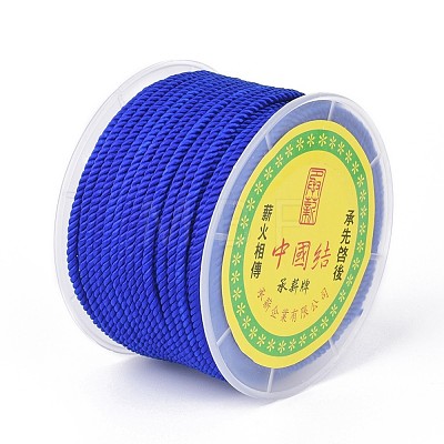 Polyester Milan Cord for DIY Jewelry Craft Making OCOR-F011-D03-1