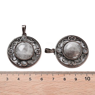 Natural Quartz Crystal Pendants G-Q158-03A-R03-1