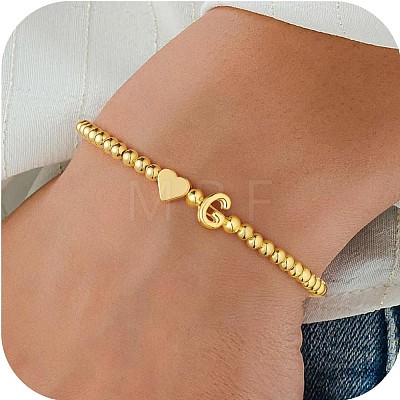 Alloy Beads Stretch Bracelets for Women FS-WG09F24-03-1