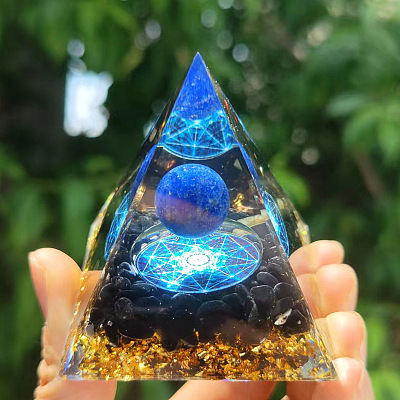 Orgonite Pyramid Resin Energy Generators PW-WG394F9-01-1