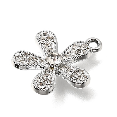 UV Plating Alloy Crystal Rhinestone Pendants RB-CBAD37D-14P-1