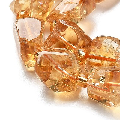 Natural Citrine Beads Strands G-H074-C02-02-1