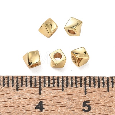 Brass Spacer Beads KK-CBA712E-01G-1