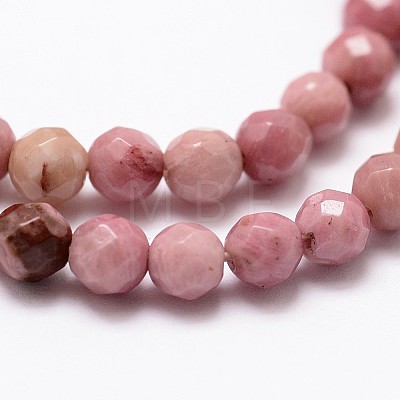 Natural Rhodonite Beads Strands G-G736-10-4mm-1