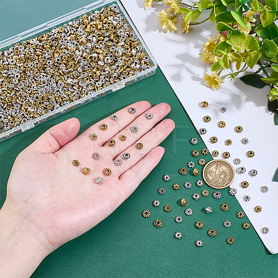 Tibetan Style Alloy Spacer Beads FIND-PH0025-74-1
