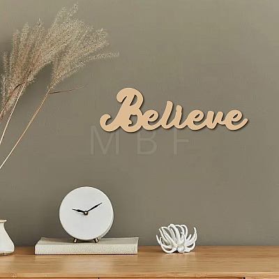 Laser Cut Unfinished Basswood Wall Decoration WOOD-WH0113-105-1