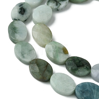 Natural Myanmar Jadeite Beads Strands G-A092-E01-03-1