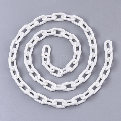 Acrylic Opaque Cable Chains PACR-N009-002J-1